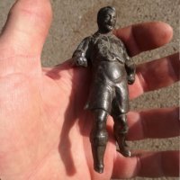 Метална фигурка от Френски часовник футболист, снимка 7 - Антикварни и старинни предмети - 30768463