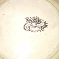 Чиния - J.C. & S синя фаянсова чиния с мотив на птица фазан, снимка 4 - Други ценни предмети - 40433333