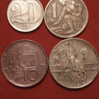 Монети Чехия., снимка 1 - Нумизматика и бонистика - 44657896