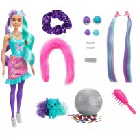 BARBIE COLOR REVEAL HAIR Кукла с магическа трансформация "25 изненади" Hair Swaps™ HBG38 MATTEL, снимка 2 - Кукли - 35066610