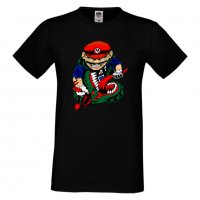 Мъжка тениска Mario VS Monster Игра,Изненада,Подарък,Празник,Повод, снимка 3 - Тениски - 37236957