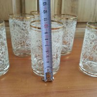 Ретро стъклени чаши дантела , снимка 4 - Антикварни и старинни предмети - 37348020