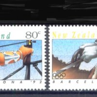 Чисти марки Спорт Олимпийски игри Барселона 1992 от Нова Зеландия  , снимка 1 - Филателия - 37122749