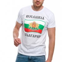 Нова национална мъжка тениска с трансферен печат България - знаме и герб, снимка 6 - Тениски - 28079899