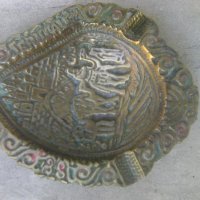 Месингов пепелник сувенир от Йерусалим, снимка 1 - Други ценни предмети - 37357374