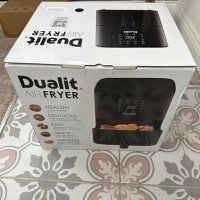 Нов Въздушен фритюрник Dualit 5,5L здравословно готвене Air Fryer кухня дом, снимка 10 - Фритюрници - 42522822