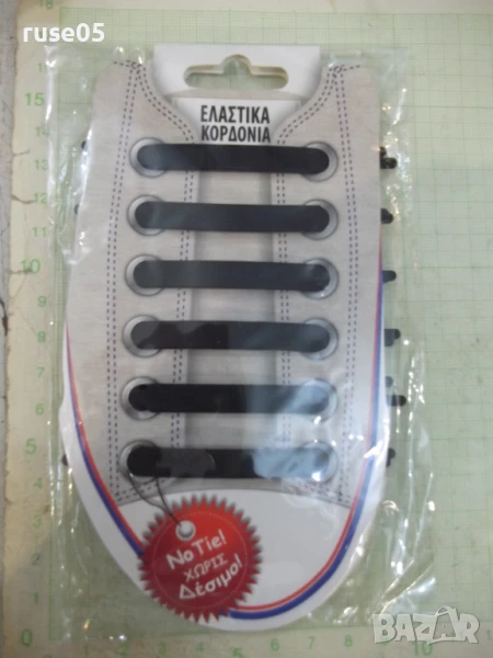 Връзки силиконови 12 бр. черни нови, снимка 1