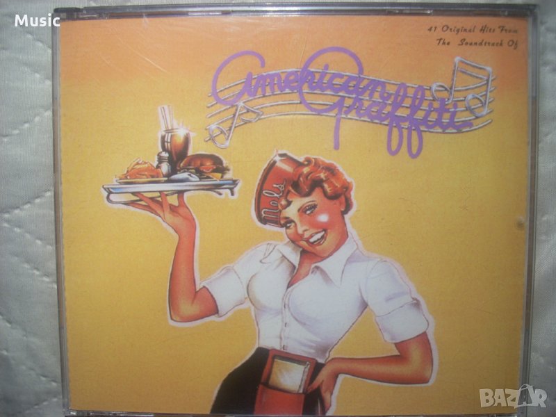  41 Original Hits From The Sound Track Of American Graffiti оригинален двоен диск, снимка 1