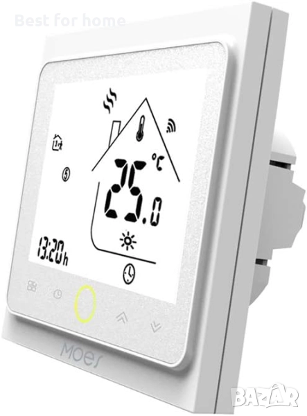 MOES WiFi , Smart термостат,Tuya APP за отопление с воден газов котел, снимка 1