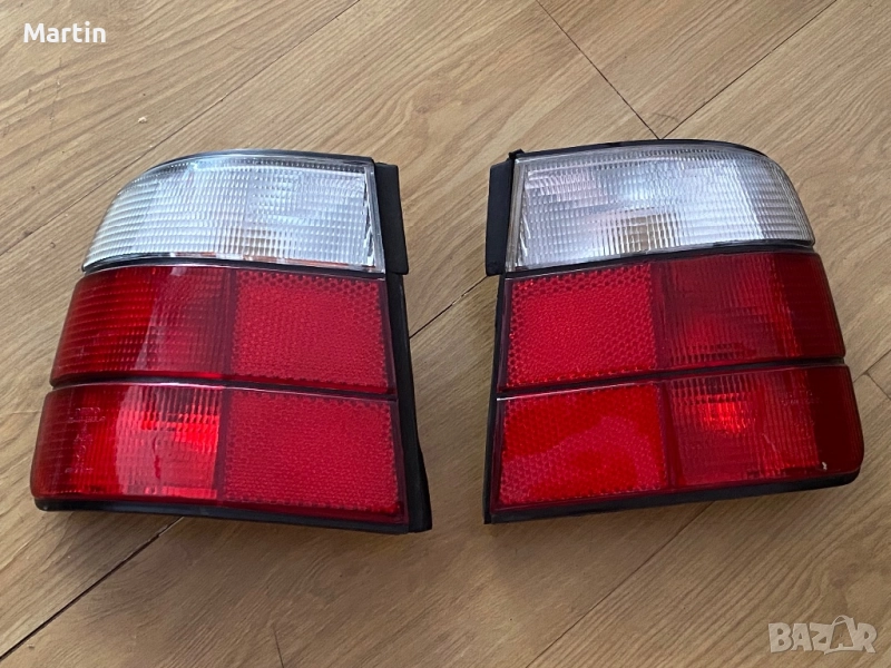 Стопове с бели мигачи Депо за БМВ Е34 фейслифт седан, снимка 1