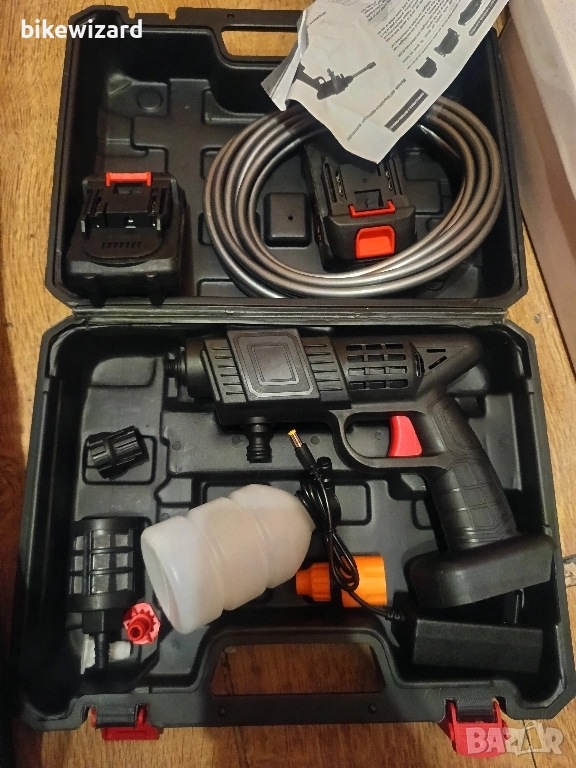 Акумулаторна водоструйка с две батерии 21v li-ion НОВА С ЛИПСА, снимка 1