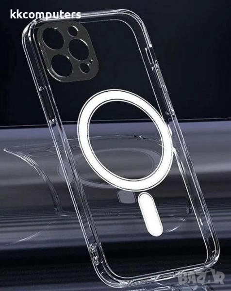 Калъф Акрилен Силикон Рамка MagSafe / Прозрачен / за iPhone 17 Pro Max 6.9 Баркод : 3132668, снимка 1