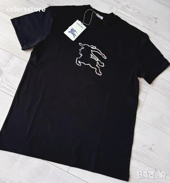 Черна мъжка тениска Burbarry/IM64n, снимка 1