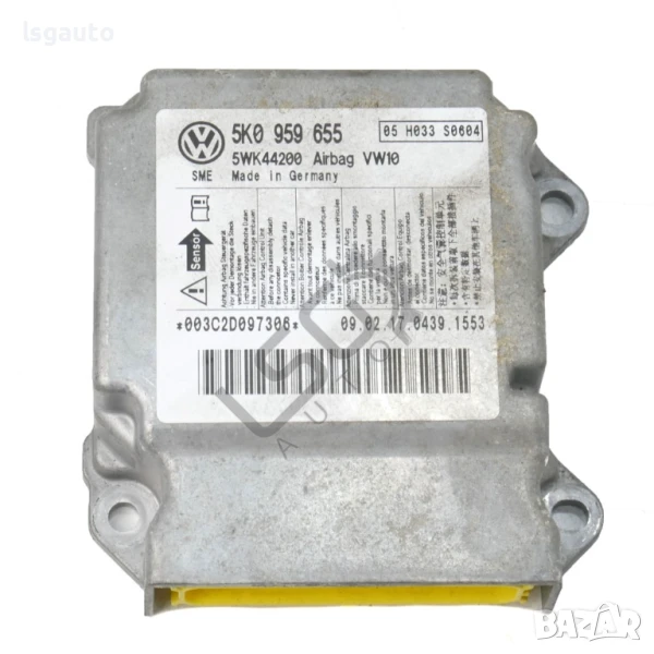 AIRBAG модул Volkswagen Golf VI 2008-2016 ID:148646, снимка 1