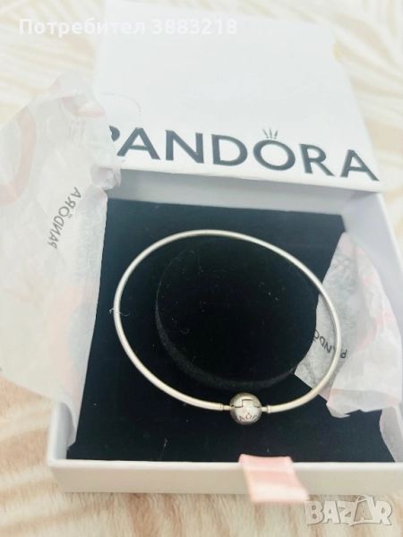 Сребърна гривна Пандора, снимка 1