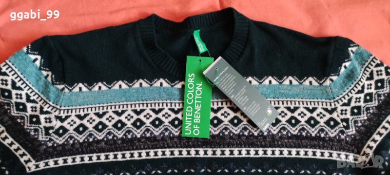 Нов пуловер на Benetton за момче, снимка 1