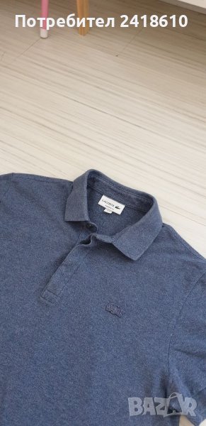 Lacoste Pique Cotton Regular Fit Mens Size 4 - М ОРИГИНАЛ! Мъжка тениска!, снимка 1