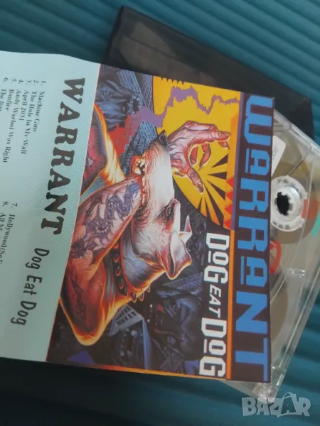 Warrant – Dog Eat Dog - аудио касета музика, снимка 1