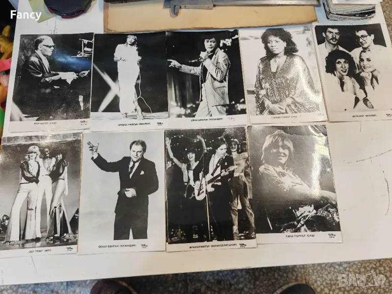 Картички, снимки световни групи и певци, снимка 1