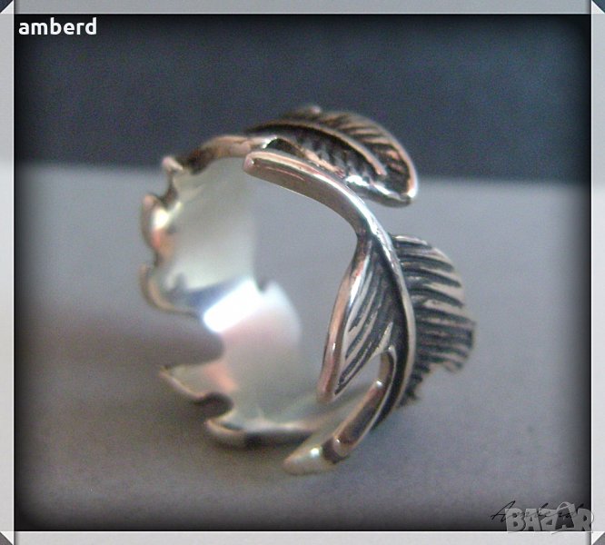 Страхотен сребърен пръстен - модел R041, снимка 1