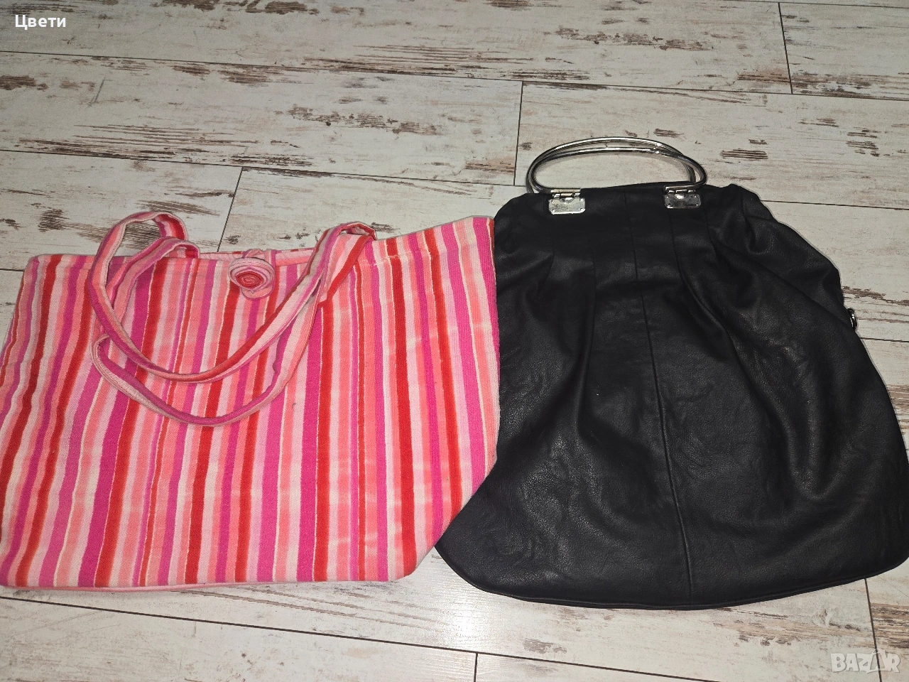 Дамска чанта + плажна чанта за 10 е, снимка 1