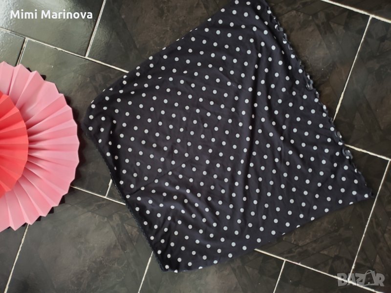 Черна пола на бели точки, снимка 1