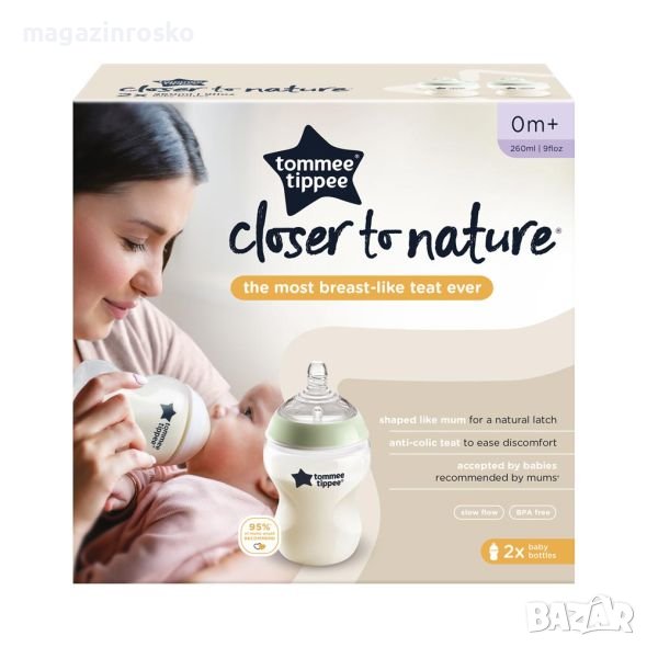 TOMMEE TIPPEE Шише за хранене 260 мл.ПРОМО !!, снимка 1