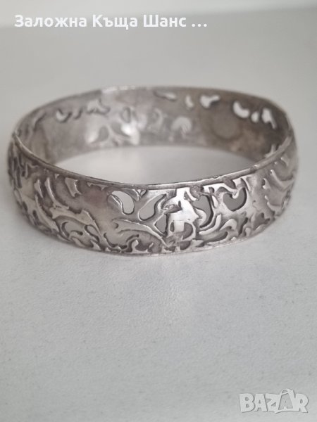 Сребърна гривна 27 грама , снимка 1