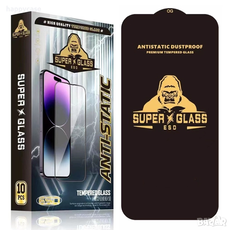 Honor Magic 8 Lite / ESD Premium Full Glue Стъклен протектор за екран, снимка 1