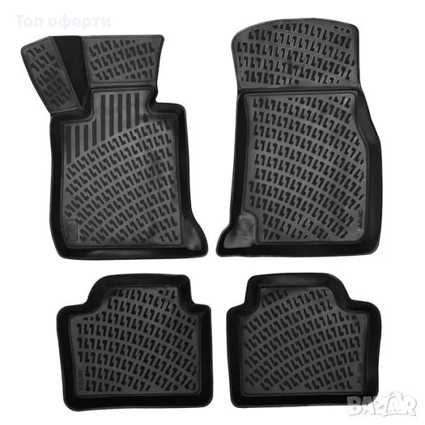 Гумени стелки RizLine съвместими с BMW 3 F30F31F34 2012-, снимка 1