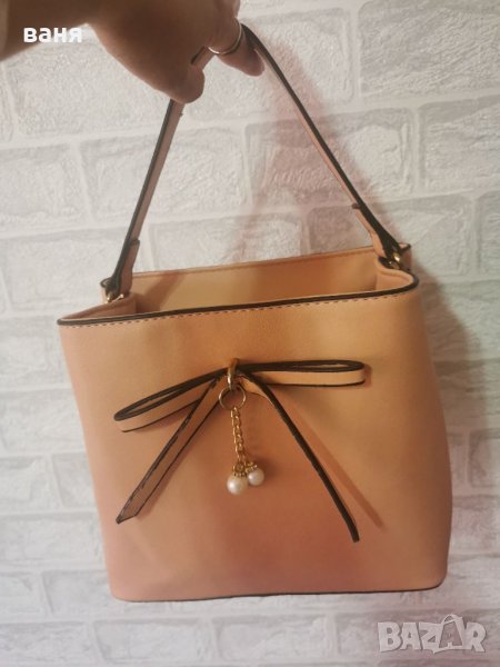 Нова чантичка, цвят пудра, снимка 1