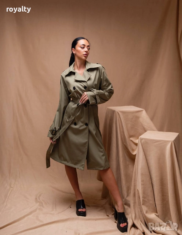 Дълго Дамско Палто , снимка 1