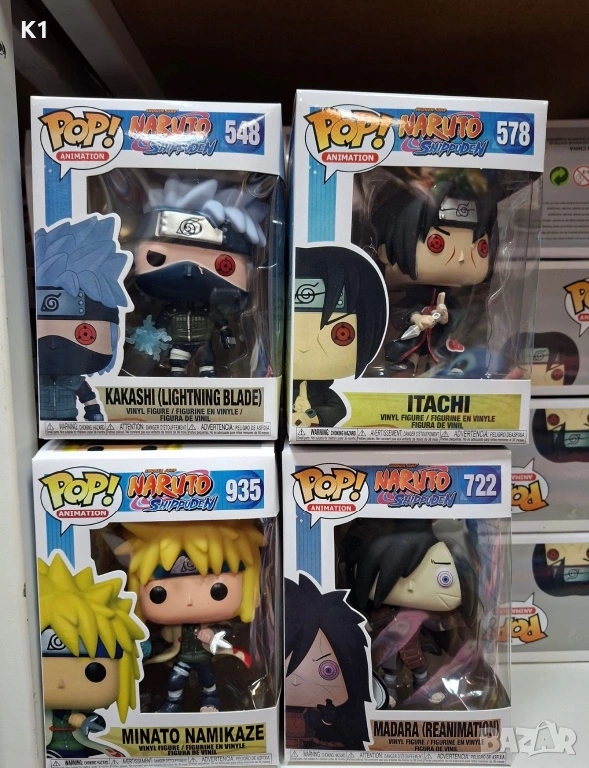 Funko Pop фигурки Наруто/Naruto Kakashi/Itachi/Madara/Minato Namikaze, снимка 1