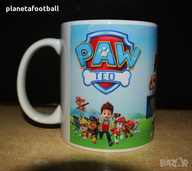 Чаша Пес Патрул!Детски чаши с любими герой!Чаши PAW Patrol с име!, снимка 1