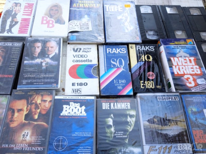 Видеокасети 19 броя VHS, снимка 1