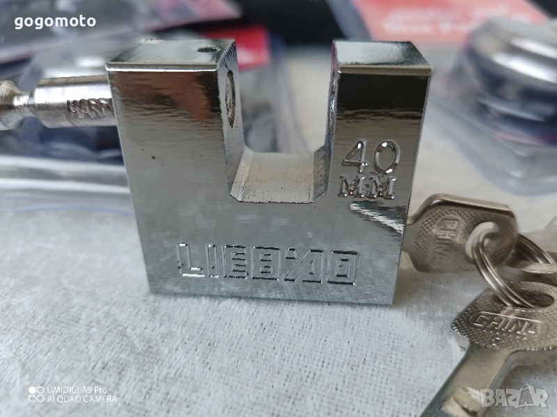 Катинар стоманен, катинар от твърда стомана  40 мм, LIEBIDO, снимка 1