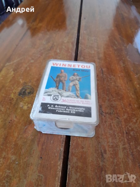 Стари карти за игра Винету, снимка 1