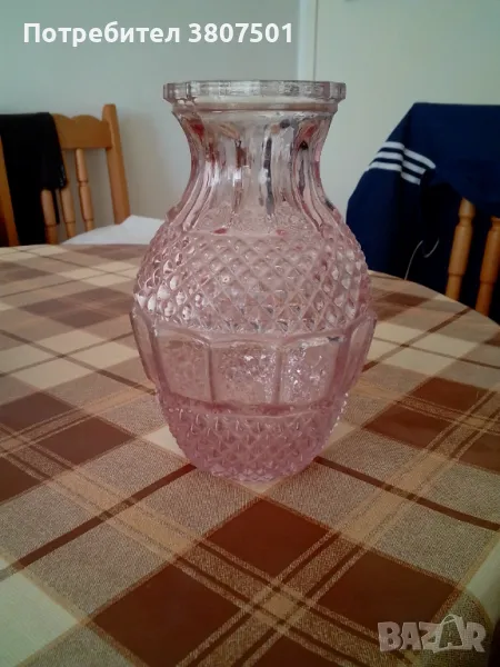 Красива стъклена ваза, снимка 1