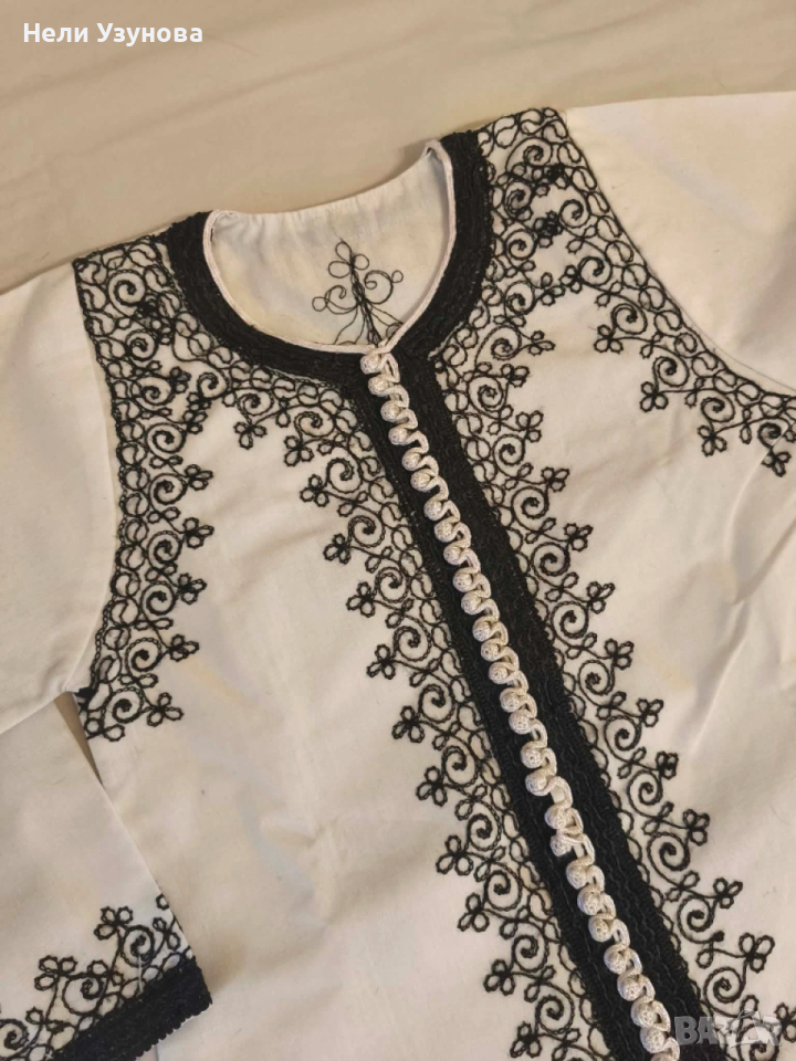 Дълга дамска / детска риза за народна носия, XSS, снимка 1