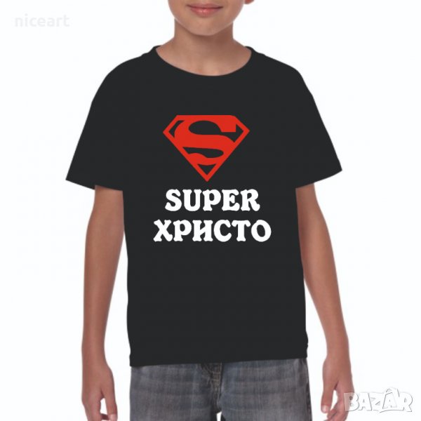 Детска тениска с надпис, снимка 1