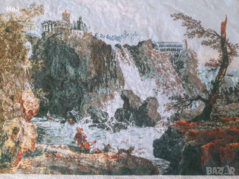 гоблен "Водопад в Тиволи", снимка 1