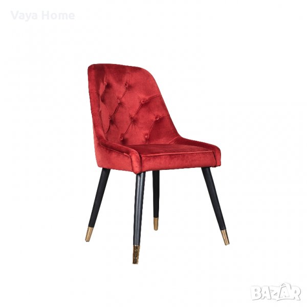 Трапезен стол, Royal, Червен, снимка 1