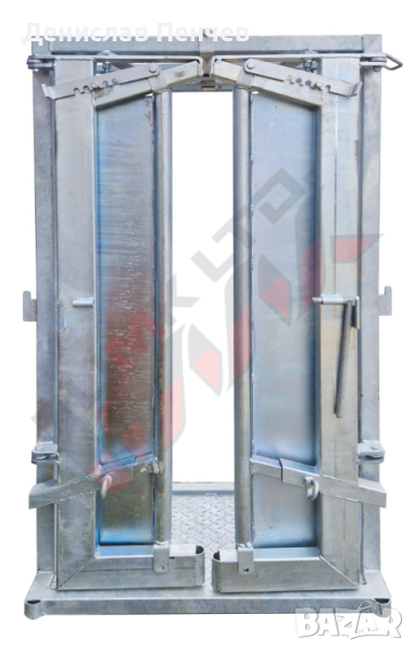 Врата за крави с автоматично заключване, снимка 1