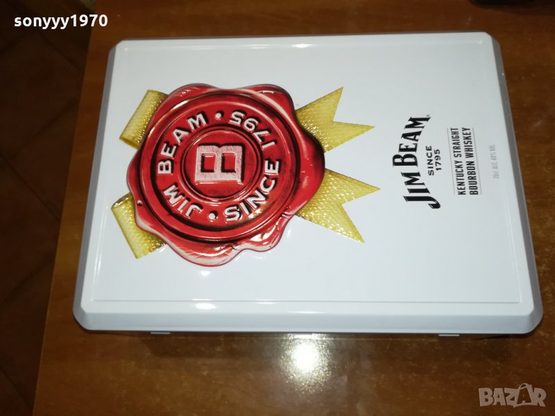 JIM BEAM-МЕТАЛНА КУТИЯ 3011210856, снимка 1