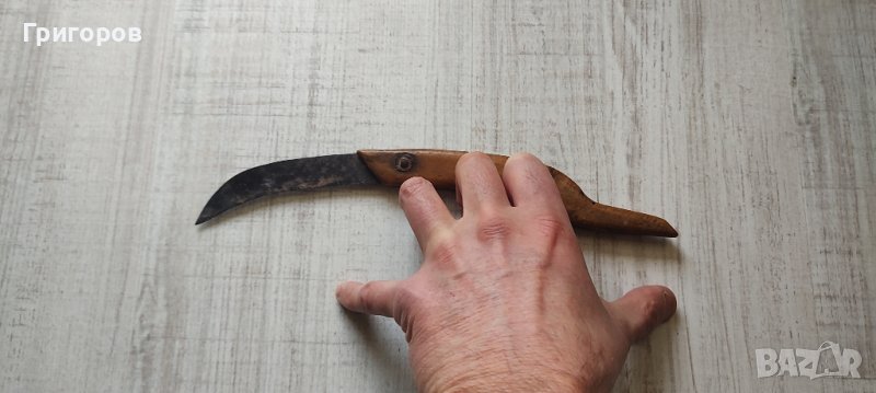 ГОЛЯМ СТАР ЗВЪНА КОСЕР НОЖ ! АВТЕНТИЧЕН !!!, снимка 1