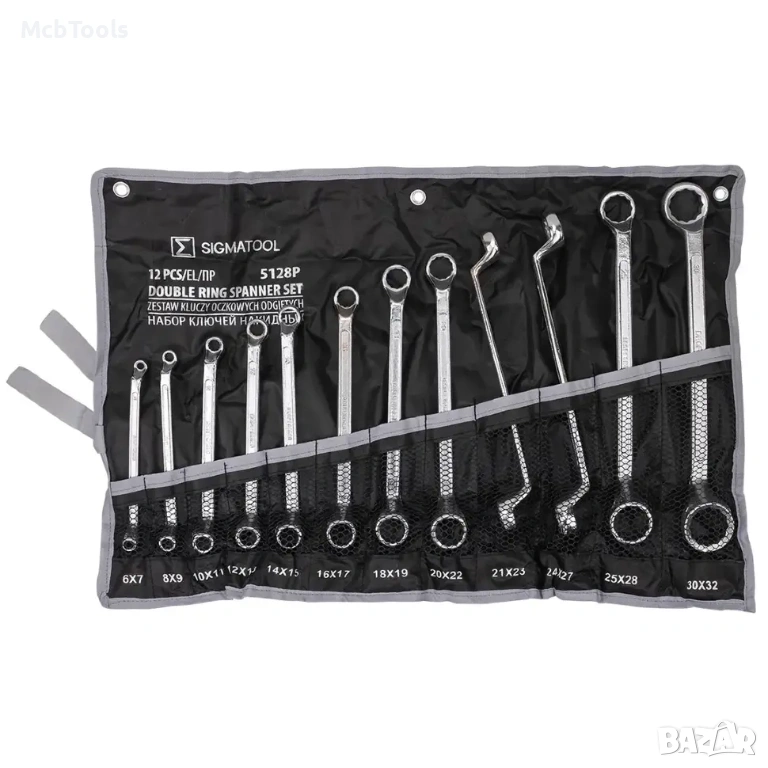 Комплект ключове лули SIGMATOOL 6 - 32 мм 12 броя, снимка 1