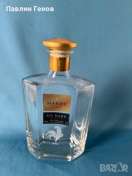 Празна бутилка коняк ХАРДИ ХО Реър Файн Шампан 0,7 л. Франция , снимка 1
