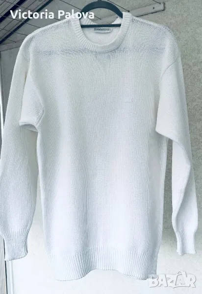 Бял пуловер/ блуза унисекс LAURA BERLUCCHI, COS, снимка 1