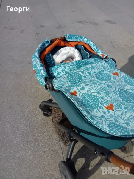 Бебешка количка с летен и зимен кош, Mamas & Papas MYLO 2. Дизайн Лисиците на Donna Wilson, снимка 1