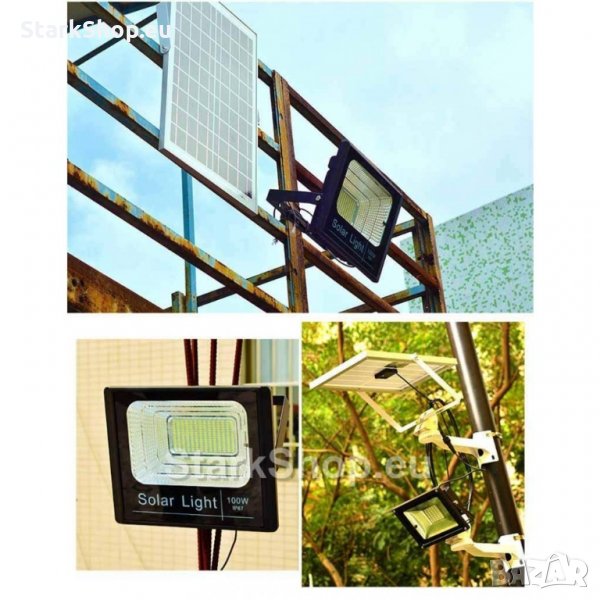 LED Прожектор със соларен панел 60W, снимка 1